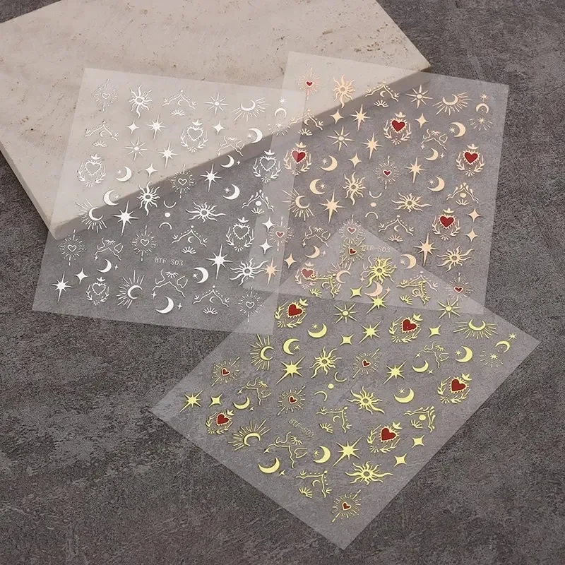 3 sheets1 pack ，3D stickers, n - Nail Art Rose Gold recensie en prijs