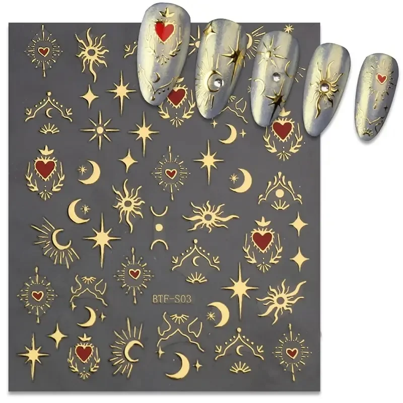 3 sheets1 pack ，3D stickers, n - Nail Art Rose Gold recensie en prijs