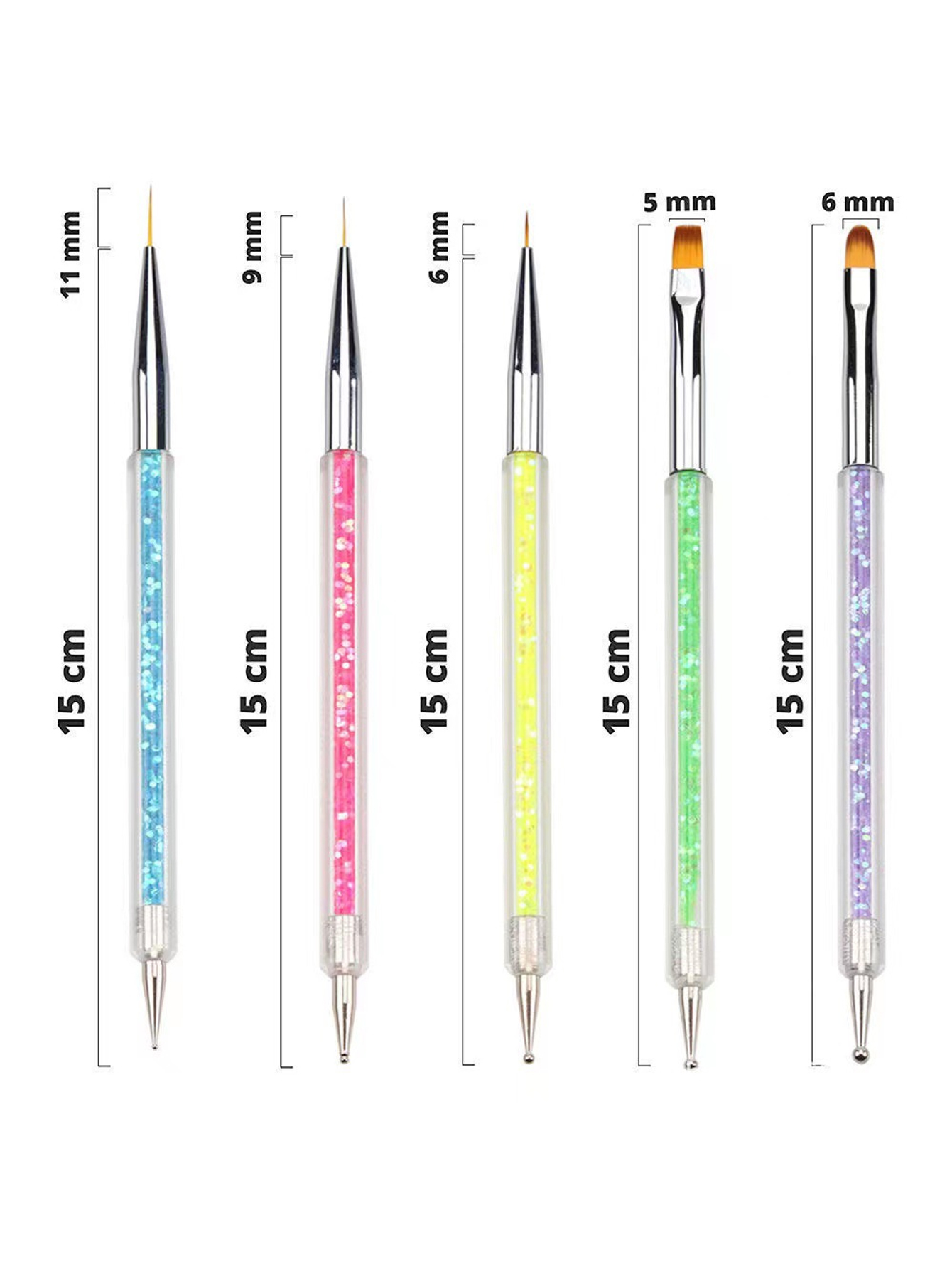 5pcs Nail Art Brushes With Nai - Nail Art Nail Art recensie en prijs