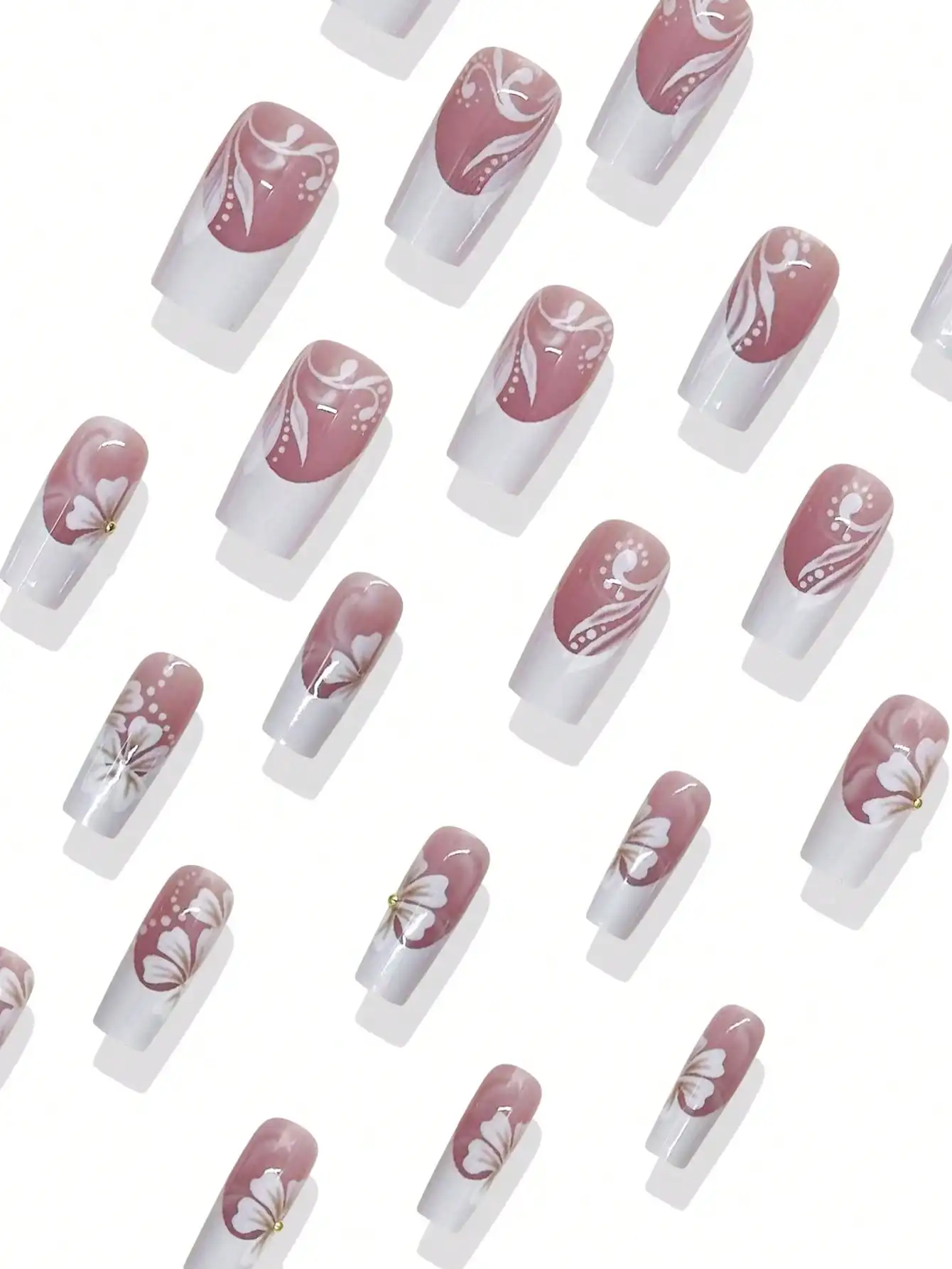 Upgrade Your Look,24Pcs Mid Re - Nail Art Simple Elegant recensie en prijs