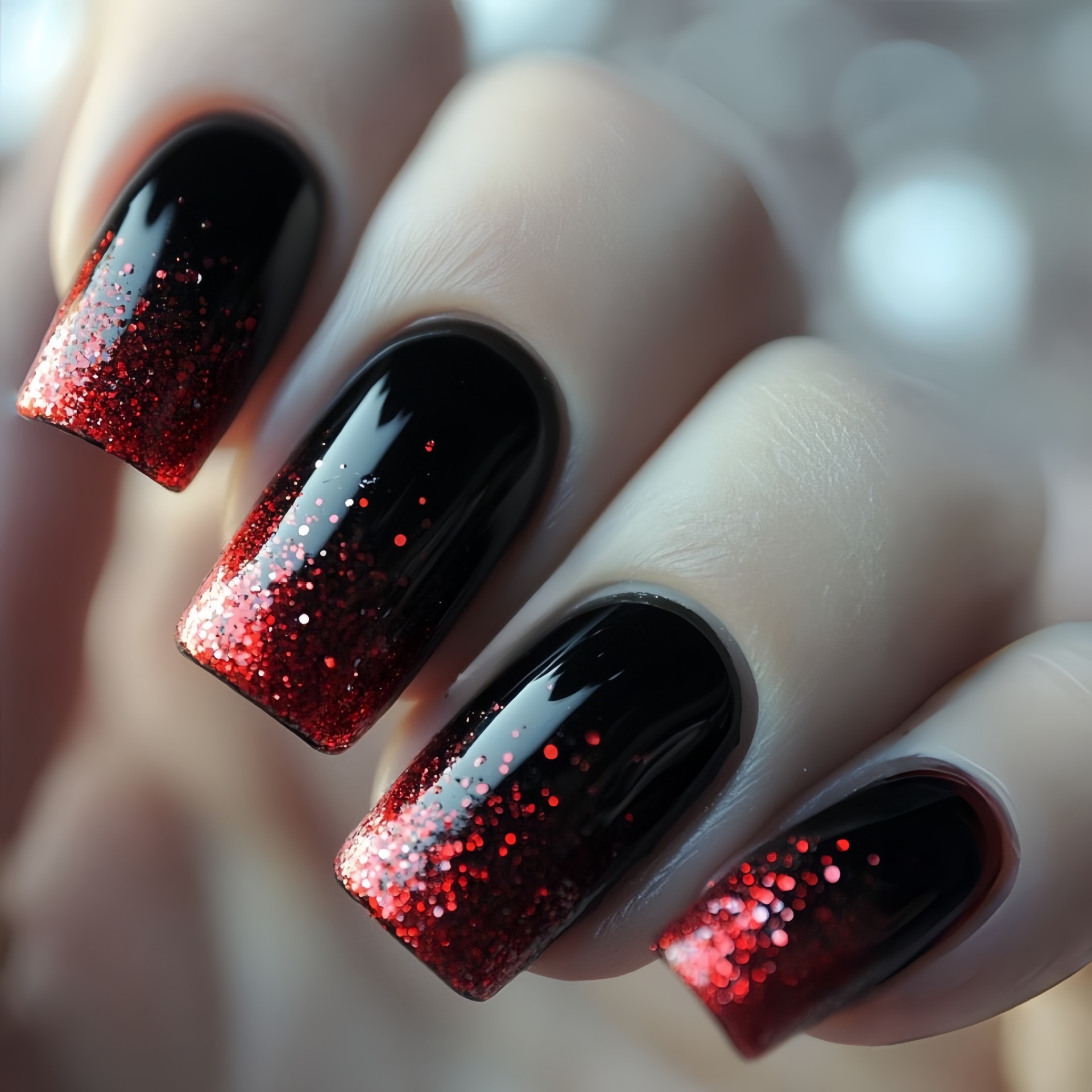Short Medium fake nails Gradie - Nail Art Aesthetic recensie en prijs
