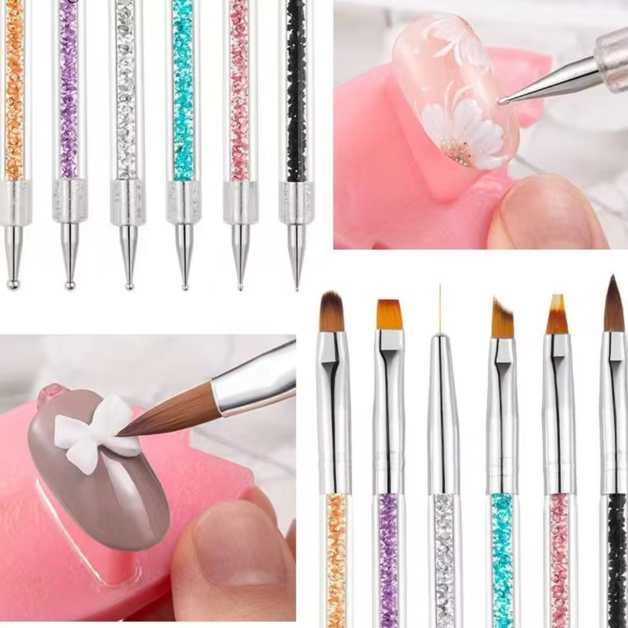 3/8Pcs Nail Art Brush Design T - Nail Art Dotting Tool recensie en prijs