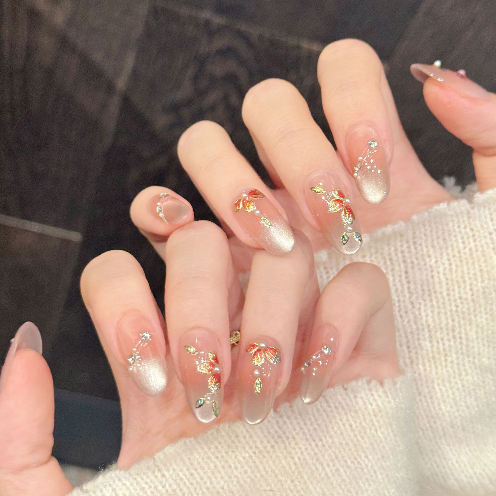 10pcs Handmade Fake Nails Pres - Nail Art Aesthetic recensie en prijs