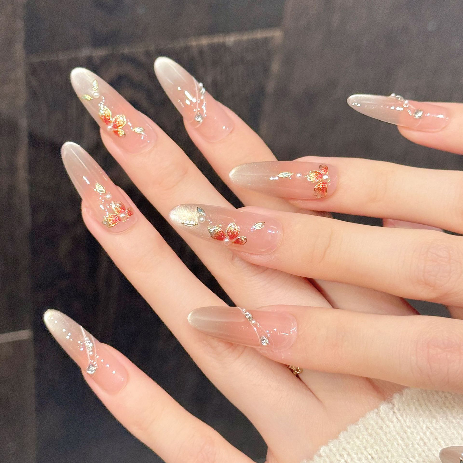 10pcs Handmade Fake Nails Pres - Nail Art Aesthetic recensie en prijs