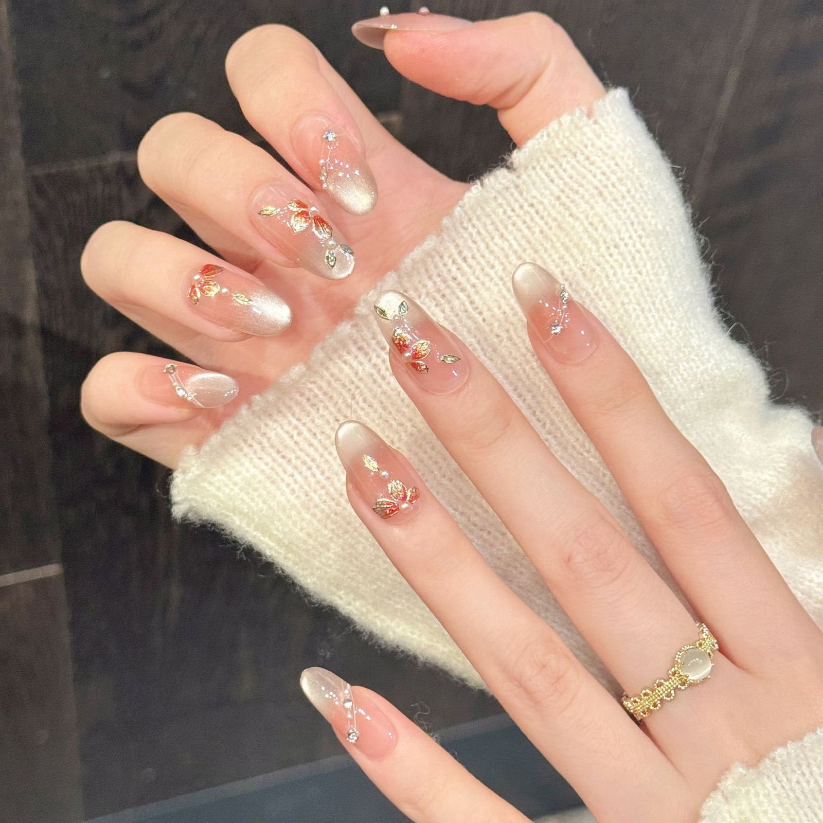 10pcs Handmade Fake Nails Pres - Nail Art Aesthetic recensie en prijs