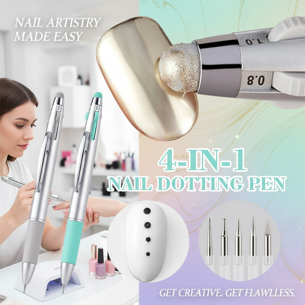 Four-in-One Nail Art Bead Pen  - Nail Art Dotting Tool recensie en prijs